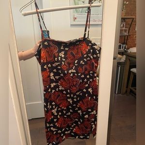 Zara. Dress with slight slit. Size small.